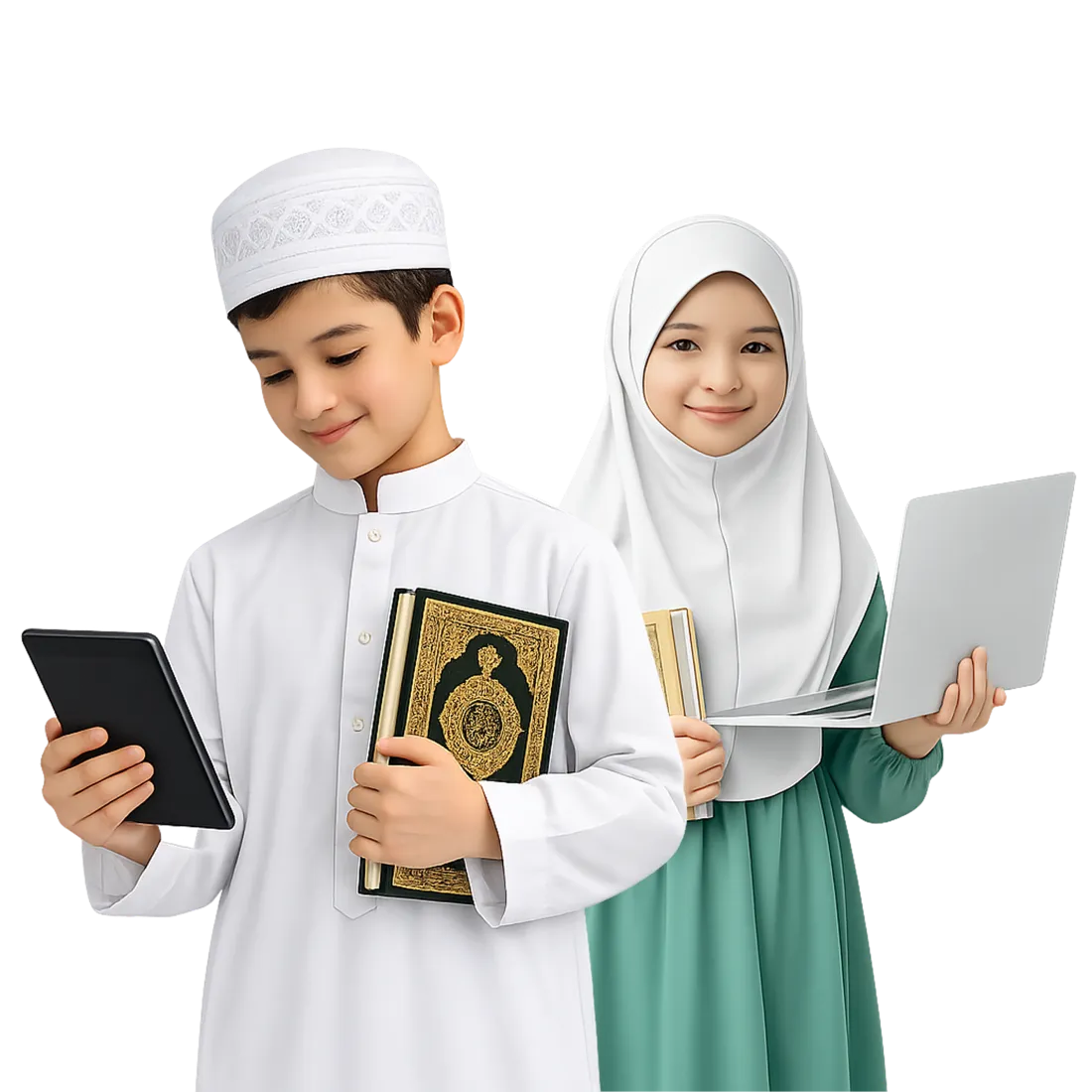 Students learning Islamic Studies
